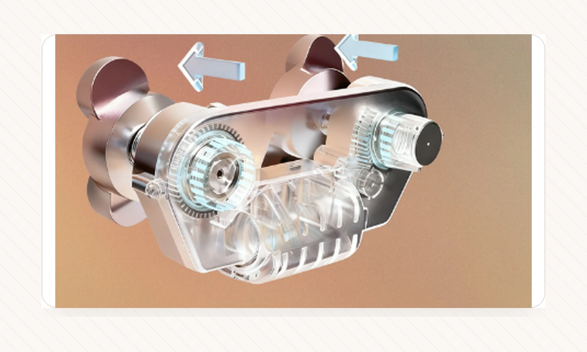 ZMB839 retractable mechanism forward and backward massage action