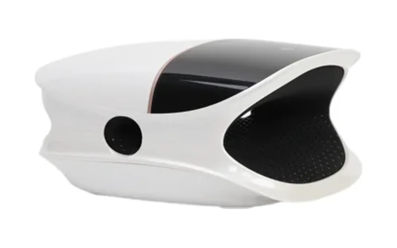 ZMH623 hand massager open hand chamber and side exterior detail