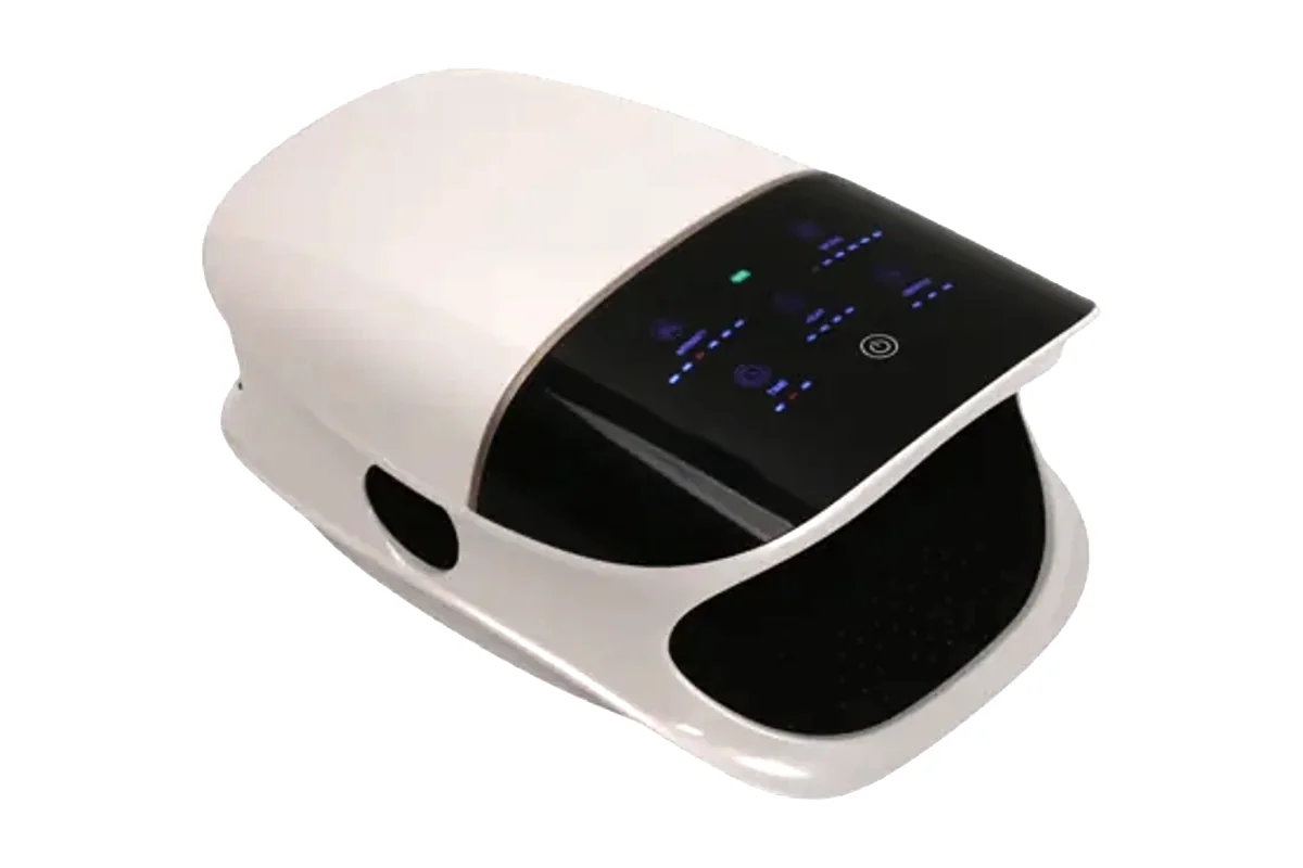 ZMH623 cordless hand massager with illuminated touch control panel