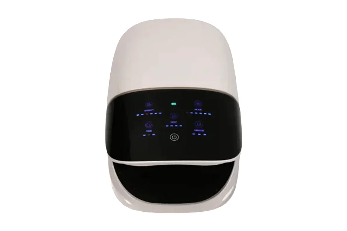 ZMH623 hand massager front opening and touch controls